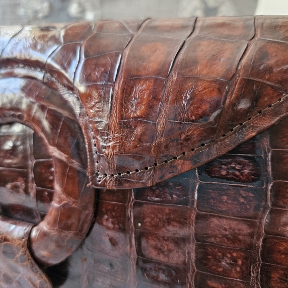 Vintage alligator purse/handbag - Picture 2 of 12